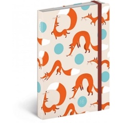 obálka: Diář 2016 - Foxie, 10,5 x 15,8 cm