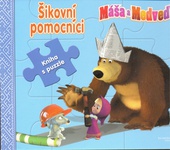 obálka: Máša a medveď-Šikovní pomocníci-kniha s puzzle