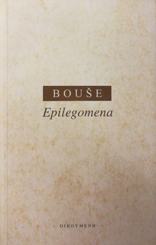 obálka: Epilegomena