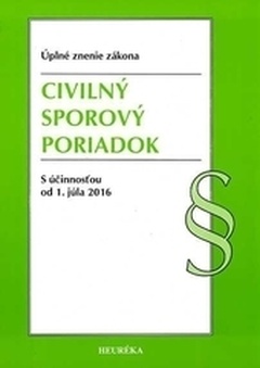 obálka: Civilný sporový poriadok, Úzz, 2015