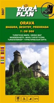 obálka: Orava Magura, Beskydy, Priehrada 1:50 000