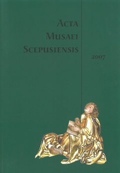 obálka: Acta mesaei scepusiensis 2007