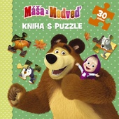 obálka: Máša a medveď - Kniha puzzle - 30 dielikov
