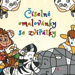 obálka: Číselné omalovánky se zvířátky