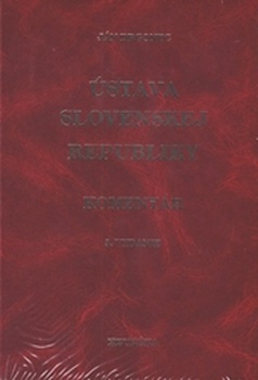 obálka: Ústava SR. Komentár. 3. vyd.