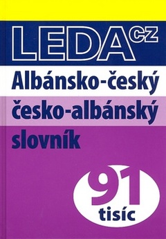 obálka: Albánsko-český / česko-albánsky slovník - 91 tisíc