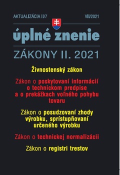 obálka: Aktualizácia II/7 2021 Živnostenské podnikanie, Register trestov