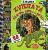 obálka: Zvieratá džunglí, saván a púští+ 20šablón
