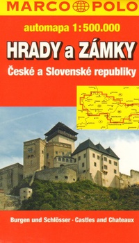 obálka: Hrady a zámky ČR a SR 1:500 000