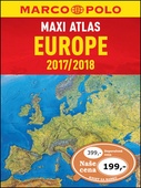 obálka: MAXI ATLAS Evropa 2017/2018 1:750 000
