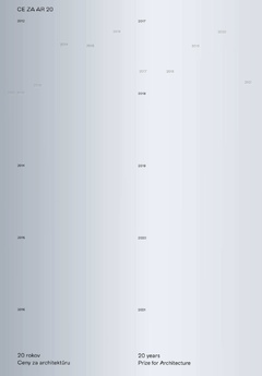 obálka: 20 rokov Ceny za architektúru CE ZA AR 20