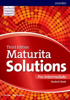 obálka: Maturita Solutions, 3rd Edition Pre-Intermediate Student's Book