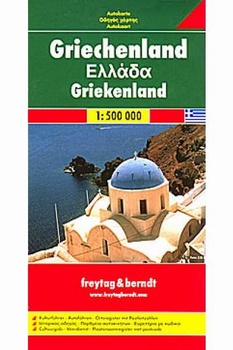 obálka: Grécko 1:500 000 automapa