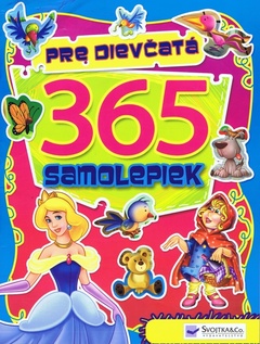 obálka: 365 samolepiek pre dievčatá