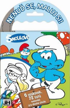 obálka: Nenuď se, maluj si! Šmoulové