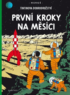 obálka: Tintin - První kroky na Měsíci