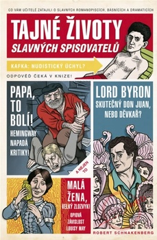 obálka: Tajné životy slavných spisovatelů