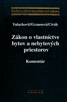 obálka: Zákon o vlastníctve bytov a nebytových priestorov. Komentár