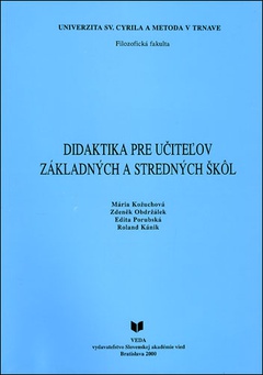 obálka: DIDAKTIKA PRE UČITEĽOV ZŠ A SŠ