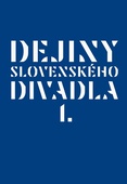 obálka: Dejiny slovenského divadla I.
