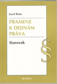 obálka: PRAMENE K DEJINÁM PRÁVA STAROVEK