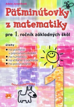 obálka: Päťminútovky z matematiky pre 1. ročník základných škôl