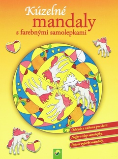 obálka: Kúzelné mandaly s farebnými samolepkami (modrá)