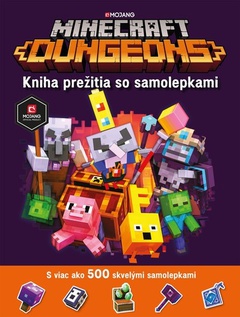obálka: Minecraft Dungeons - Kniha prežitia so samolepkami