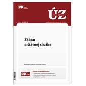 obálka: UZZ 36/2014 Zákon o štátnej službe