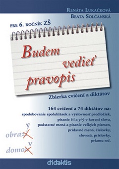 obálka: Budem vedieť pravopis pre 6. ročník ZŠ