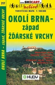 obálka: Okolí Brna-západ, Žďárské vrchy
