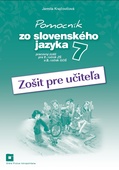 obálka: Pomocník zo slovenského jazyka 7 (zošit pre učiteľa)