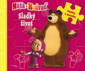 obálka: Máša a medveď-Sladký život-kniha s puzzle