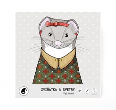 obálka: Zvířatka a svetry - vyšívání