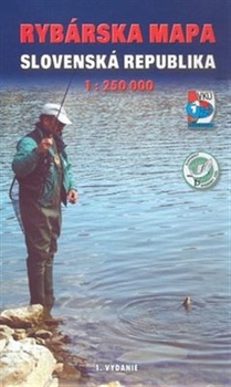 obálka: Rybárska mapa Slovenská republika 1:250 000