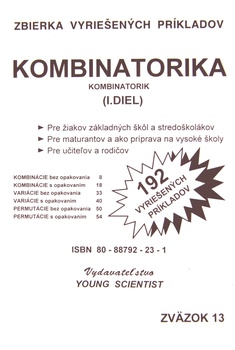 obálka: Kombinatorika I. diel
