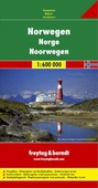 obálka: Nórsko 1:600 000 automapa