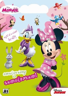 obálka: Minnie - Kreativní blok se samolepkami