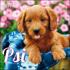 obálka: Psi 2017 - nástěnný kalendář