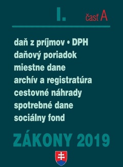 obálka: Zákony 2019 I-A