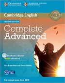 obálka: Cambridge English Complete Advanced Student´s Book with answers Second edition
