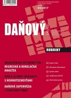 obálka: Daňový špeciál 3-2017