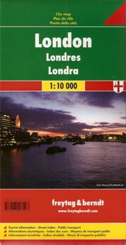 obálka: Plán města Londýn 1:10 000