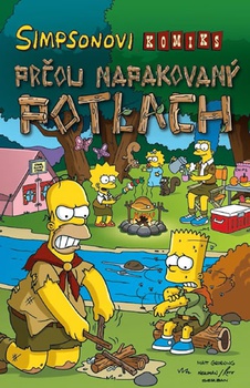 obálka: Simpsonovi - Prčou napakovaný potlach