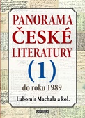obálka: Panorama české literatury - 1. díl (do roku 1989)