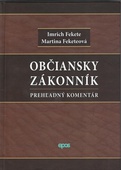 obálka: OBČIANSKY ZÁKONNÍK PREHĽADNÝ KOMENTÁR