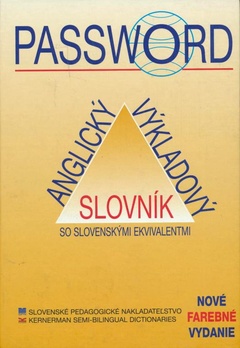 obálka: Password - anglický výkladový slovník