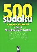 obálka: 500 sudoku - 6 stupňů obtížnosti včetně 20 netradičních sudoku