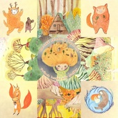 obálka: Príbeh lesnej víly Sašky - detské skladacie leporelo