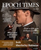 obálka: Epoch Times. Svět Sherlocka Holmese